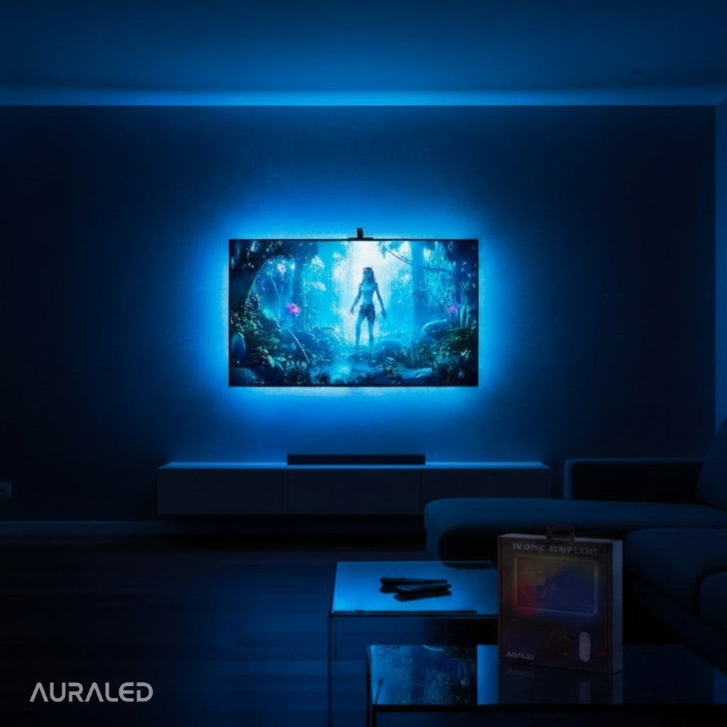 AURALED Görüntüye Duyarlı TV Arkası Akıllı Led Sistemi